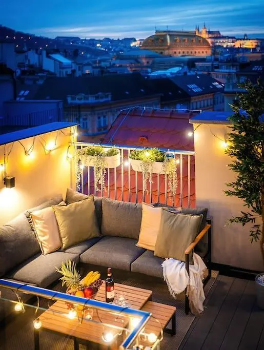 3Br Ac Heaven Of Harmony Luxpenthouse Theater View Apartment Prague Czech Republic