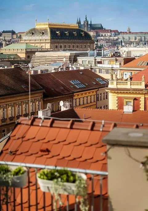 3Br Ac Heaven Of Harmony Luxpenthouse Theater View Apartment Prague